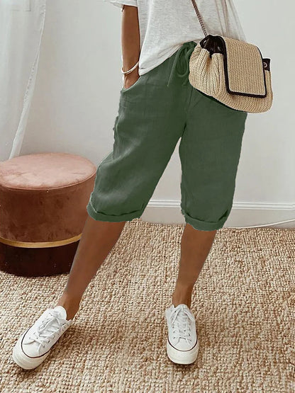 Maison Loréa® | Katoen linnen Dames Shorts 1+1 Gratis