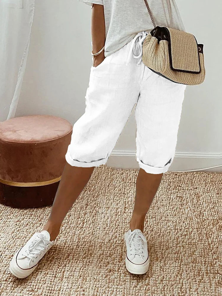 Maison Loréa® | Katoen linnen Dames Shorts 1+1 Gratis