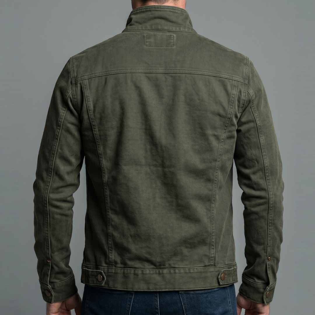 HUGO | Vintage katoenen vest met ritssluiting