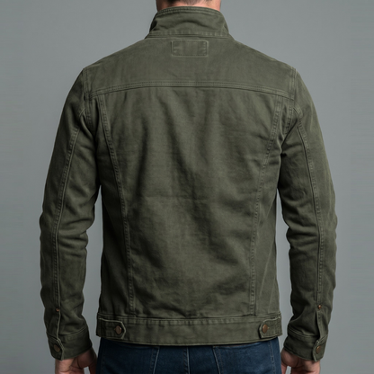 HUGO | Vintage katoenen vest met ritssluiting
