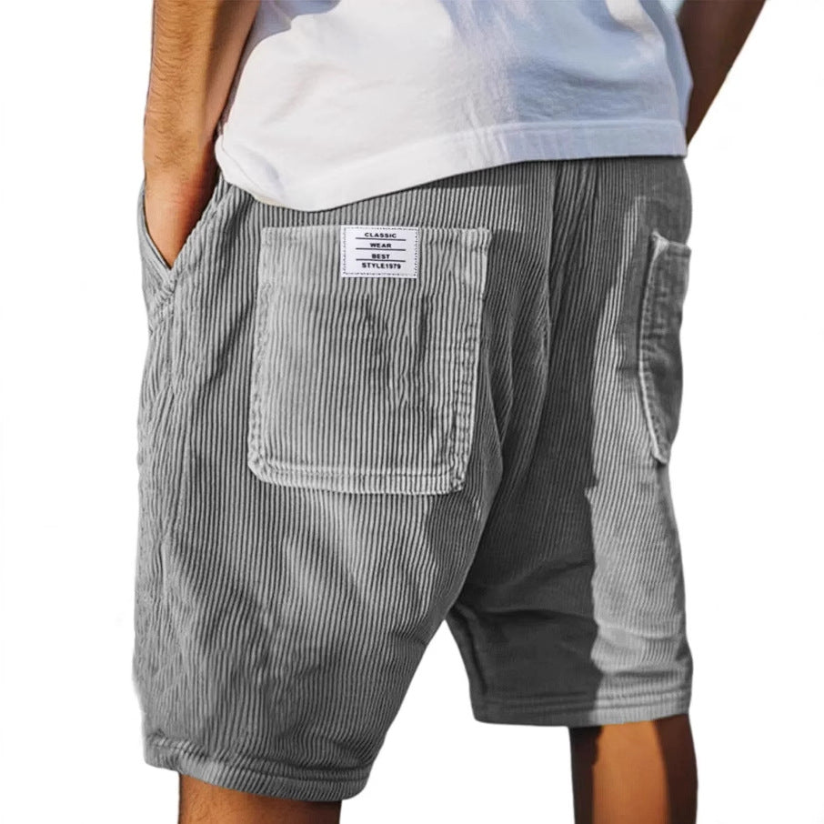 Victor | Korte broek met ribstof