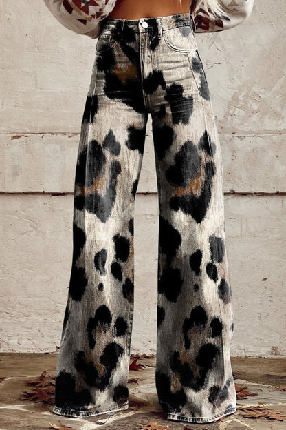 VIRAÉ | Boho Vintage Broek met Chic Print