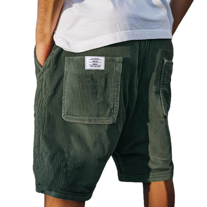 Victor | Korte broek met ribstof