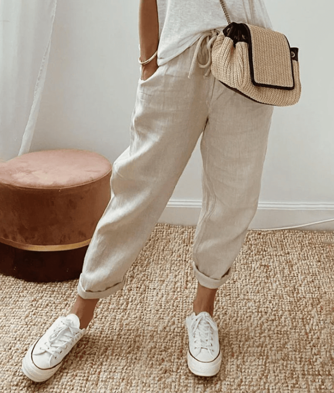 Maison Loréa® | Elegante katoen-linnen broek 1+1 GRATIS
