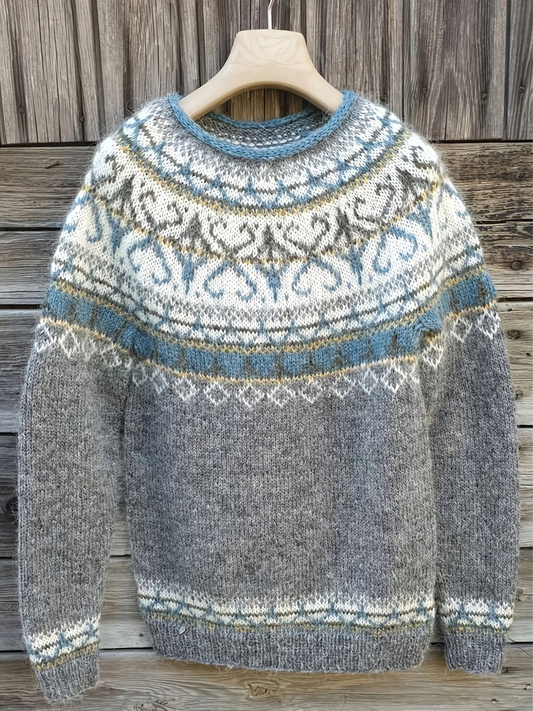 MAISON LORÉA™ – Warme trui met zachte winterdetails
