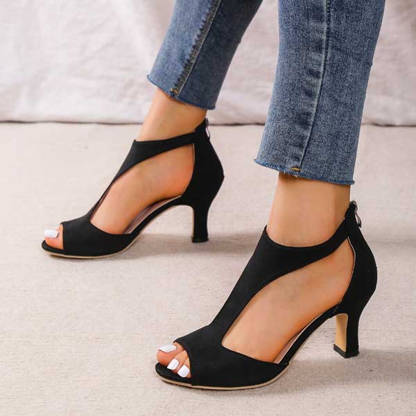 VIORE | Orthopedische Sandalen met Stabiele Hak en Comfort