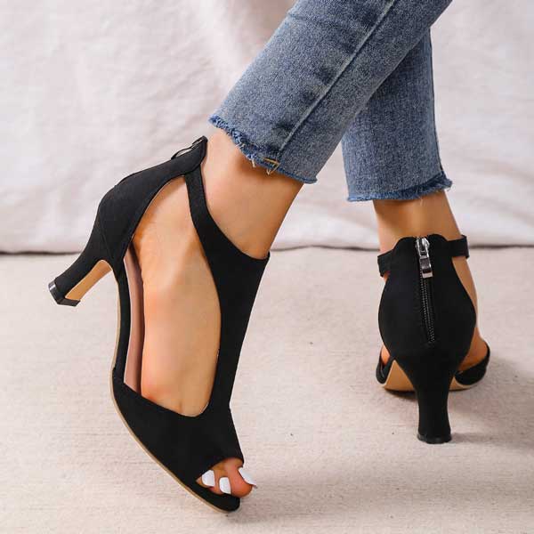 VIORE | Orthopedische Sandalen met Stabiele Hak en Comfort
