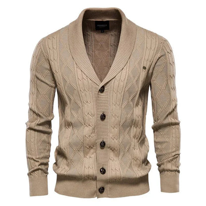 GUSTO | Heren-Cardigan met Knopsluiting
