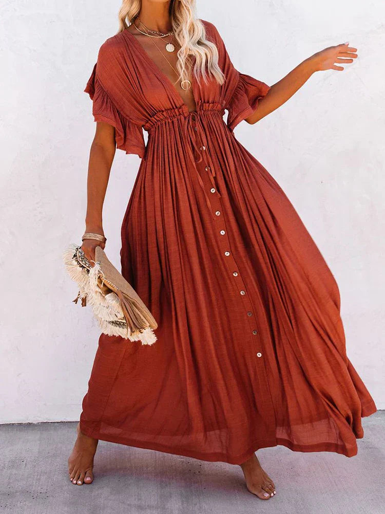 Boho casual jurk