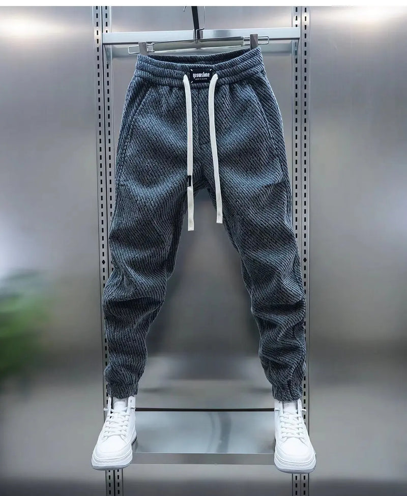 LIAM™ | Casual Trekkoord Broek met Moderne Pasvorm en Streetwear Comfort