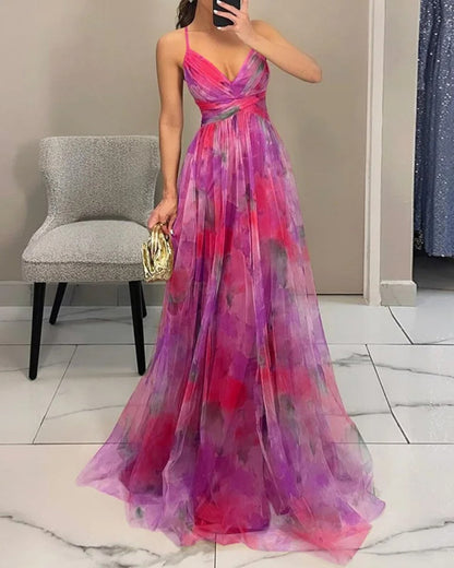 Louise | Betoverende maxi-jurk met bloemenprint