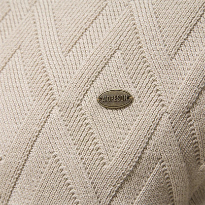ZANE | Herenpullover met Ruitpatroon