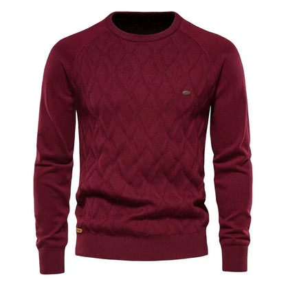 ZANE | Herenpullover met Ruitpatroon