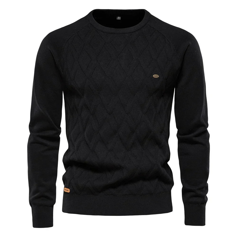 ZANE | Herenpullover met Ruitpatroon
