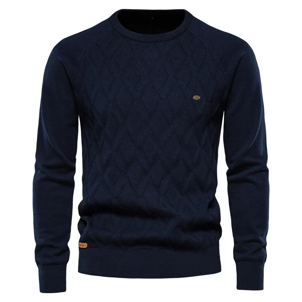 FLX | Herenpullover met Ruitpatroon
