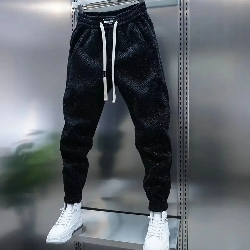 JULIAN - Casual broek met trekkoord