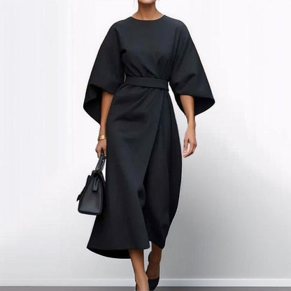 LOTTE | Elegante Kimono Maxi Jurk met Accenttaille