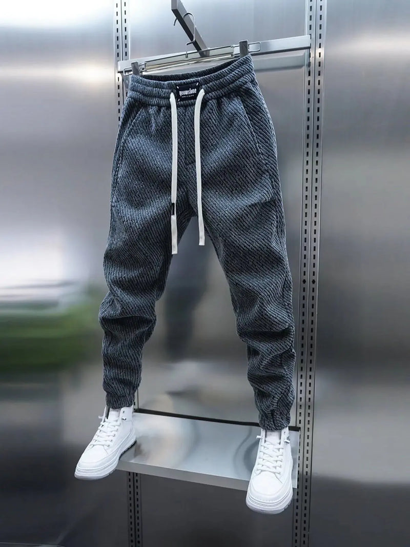 LIAM™ | Casual Trekkoord Broek met Moderne Pasvorm en Streetwear Comfort