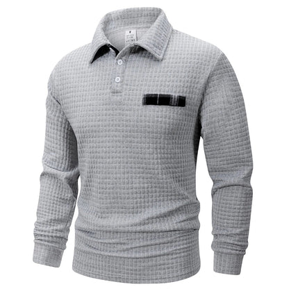ALVIN | TEXTUUR POLO IN JACQUARD VOOR HEREN