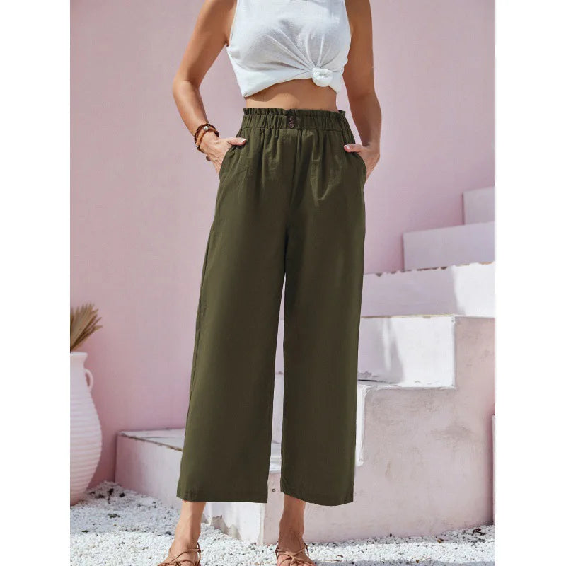Maison Loréa® | Zomerbroek Van Linnen-Katoen