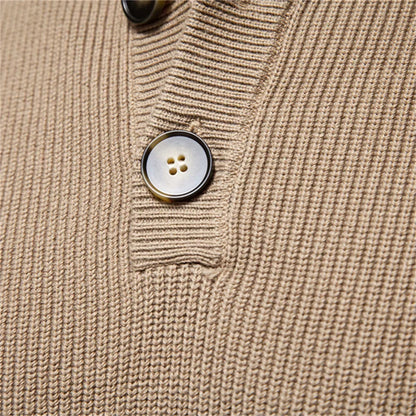 PULSE | Herenpullover met knoopdesign