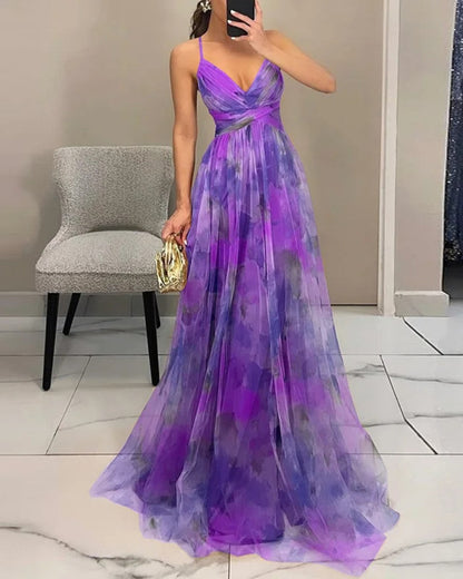 Louise | Betoverende maxi-jurk met bloemenprint