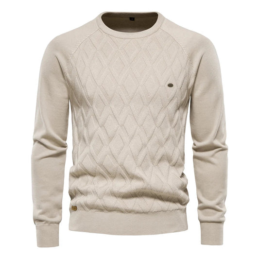 ZANE | Herenpullover met Ruitpatroon