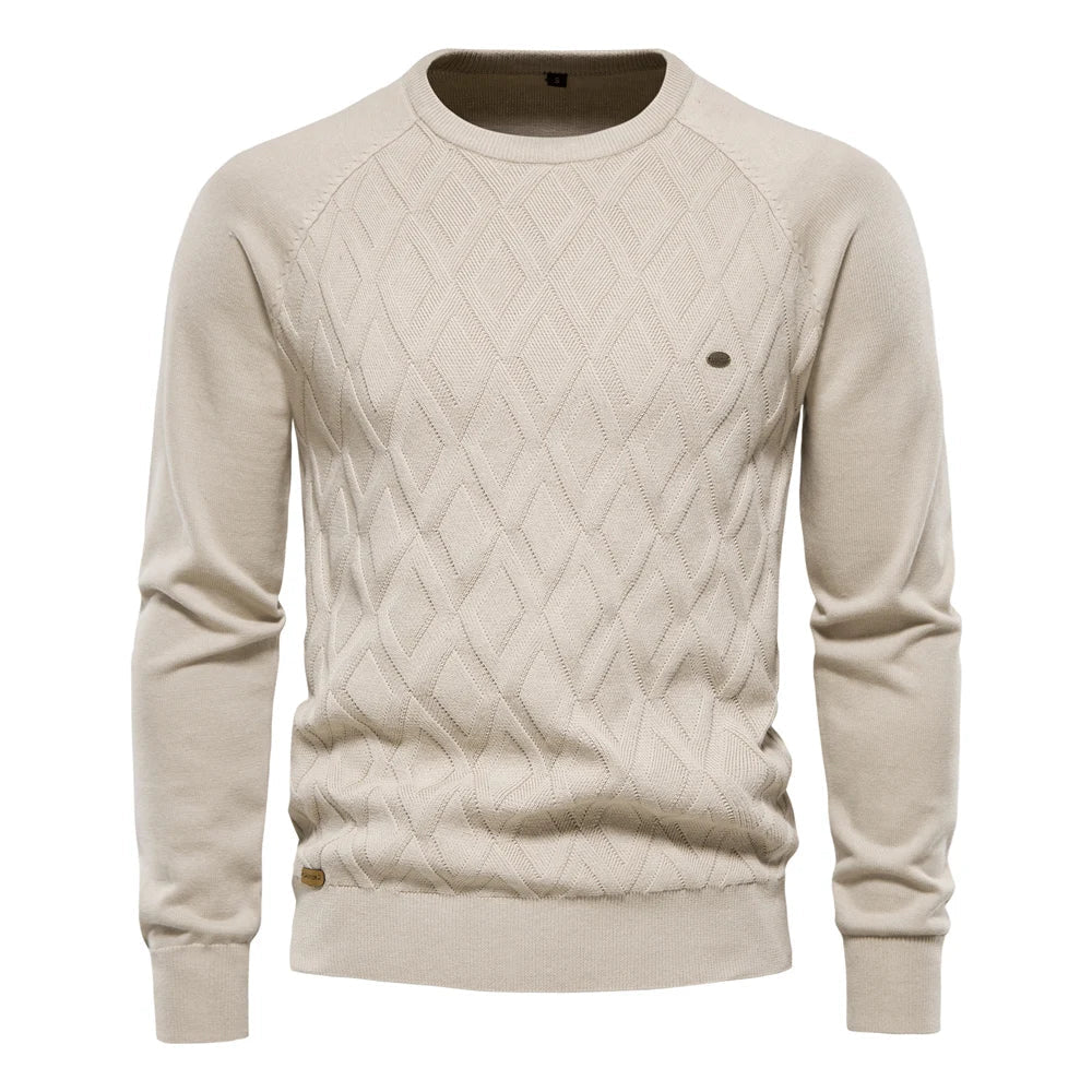 FLX | Herenpullover met Ruitpatroon