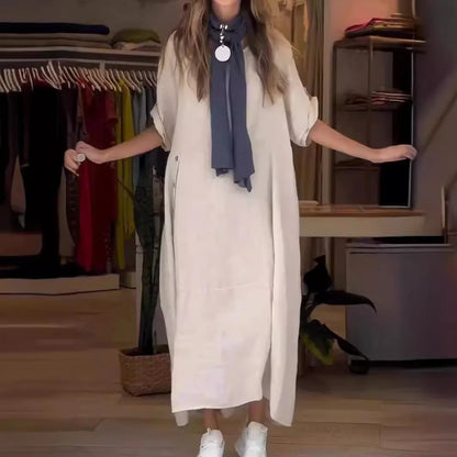 LILA | Elegante en Casual Jurk met Knopen