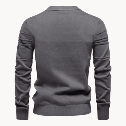 MILO | Stijlvolle herenpullover met ruitdesign