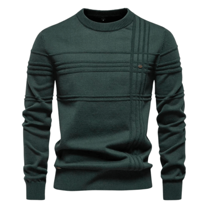 MILO | Stijlvolle herenpullover met ruitdesign