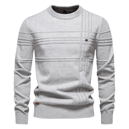 MILO | Stijlvolle herenpullover met ruitdesign
