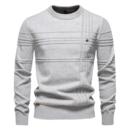 MILO | Stijlvolle herenpullover met ruitdesign