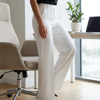 NEVA | Chic hoge taillebroek met flatterende pasvorm voor werk en elegante momenten