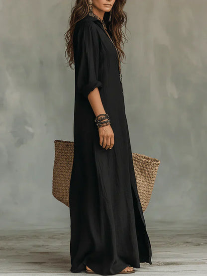 SARA | Moeiteloos Maxi-jurk met flatterende silhouet Veelzijdig voor de dagelijkse wear