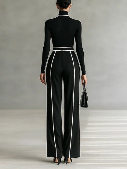 SUUS| Elegante tweedelige set met tailleaccent en verfijnde look
