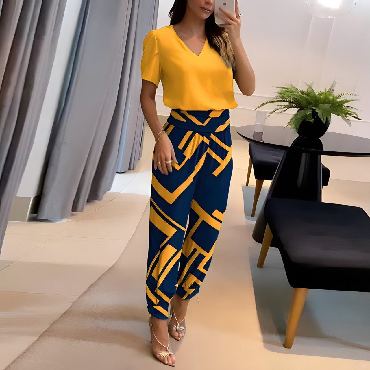 SOPHIA | Compleet Blouse en Elegante Broek