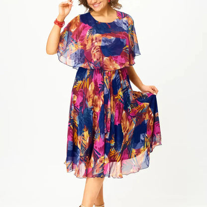 Barbara | Zorgeloze Flow Jurk