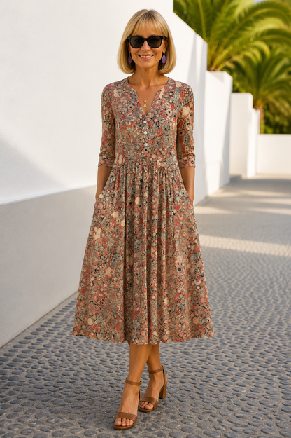 Constance | V-Hals Jurk