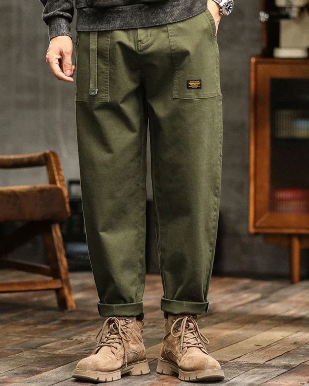 MAISON LORÉA | KLASSIEKE CARGO PANTALON