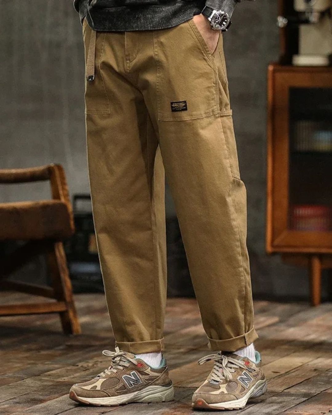 MAISON LORÉA | KLASSIEKE CARGO PANTALON