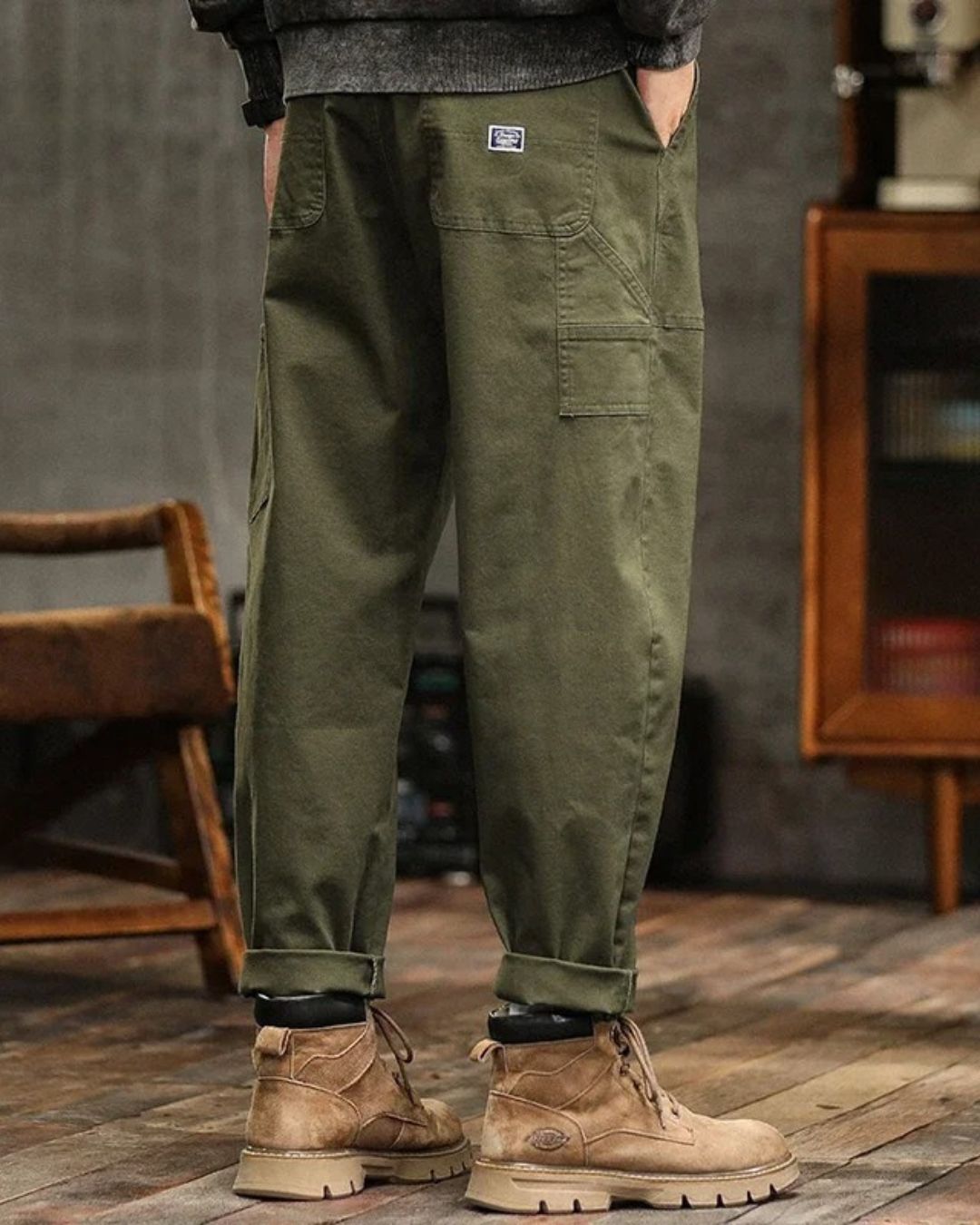 MAISON LORÉA | KLASSIEKE CARGO PANTALON