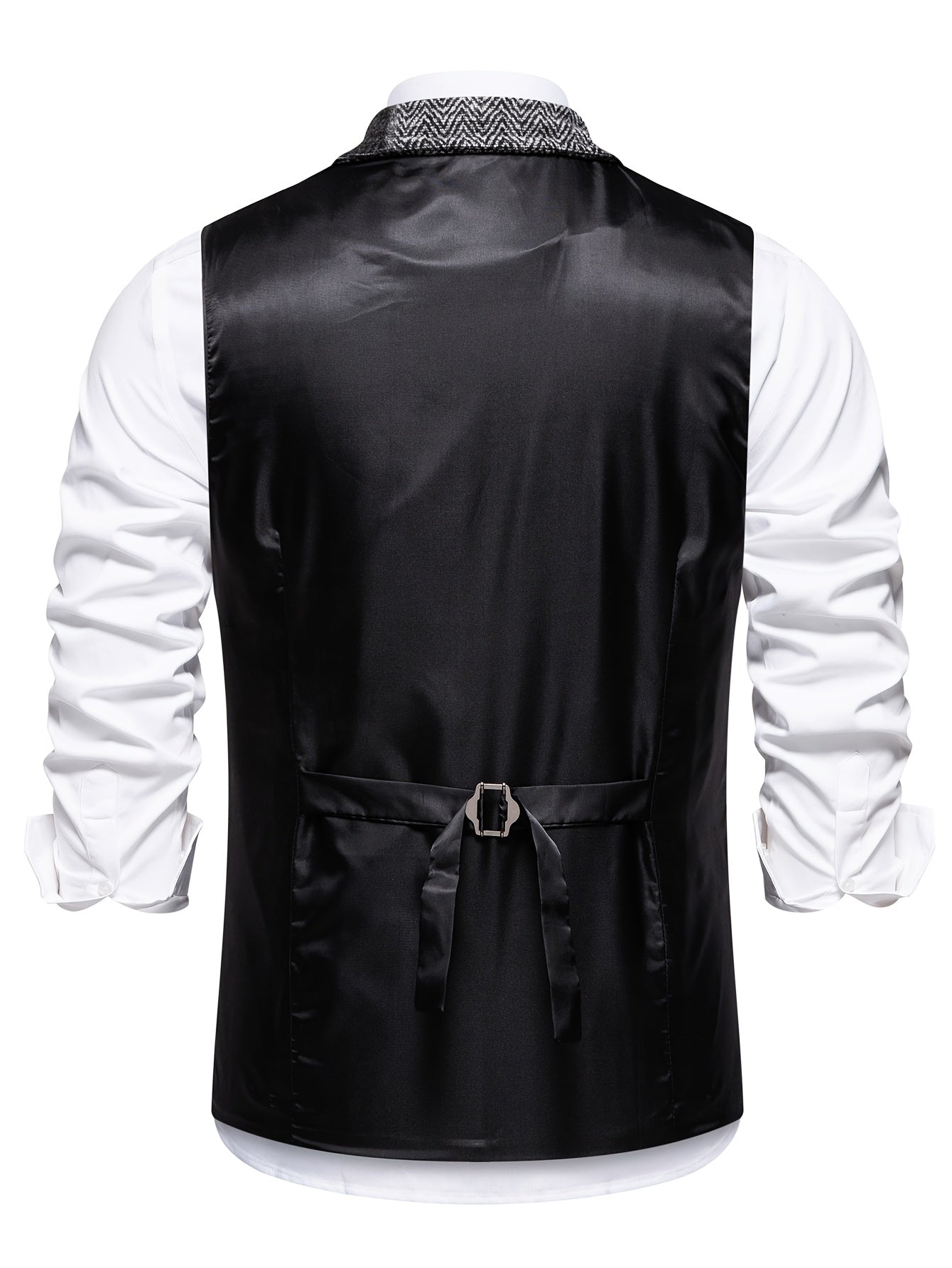 Oliver | Klassiek Tweed Gilet met Getailleerde Pasvorm