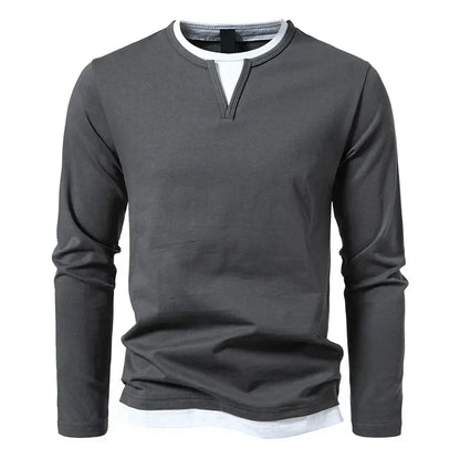 PATRICK | Premium Longsleeve van gekamd katoen