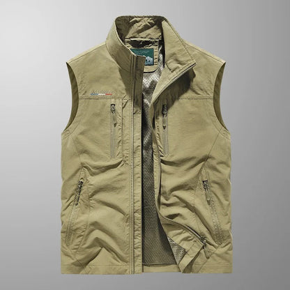 FRANS | Ademende Bodywarmer met meerdere zakken
