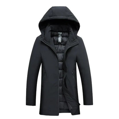 HUGO | Moderne en Warme Jas met Capuchon