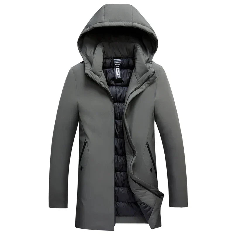 HUGO | Moderne en Warme Jas met Capuchon