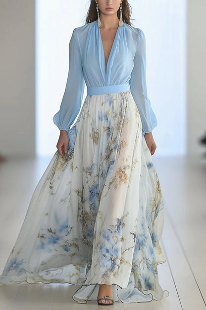 NINA | Elegante Maxi Jurk met Flatterende Pasvorm