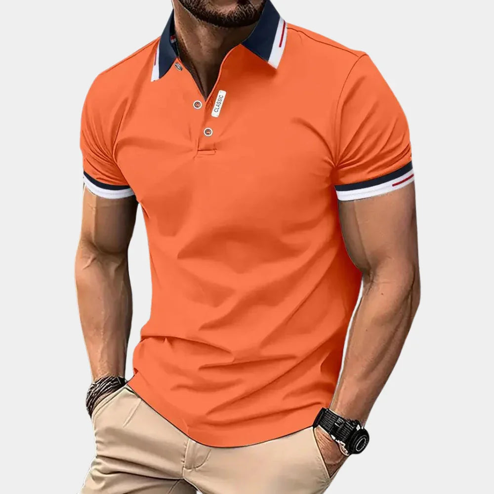 Oranje herenpoloshirt voor WK2026