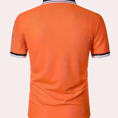 Oranje herenpoloshirt voor WK2026